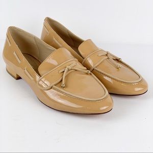 EUC Massimo Dutti ~ Beige Leather Loafer Sz EUR 40